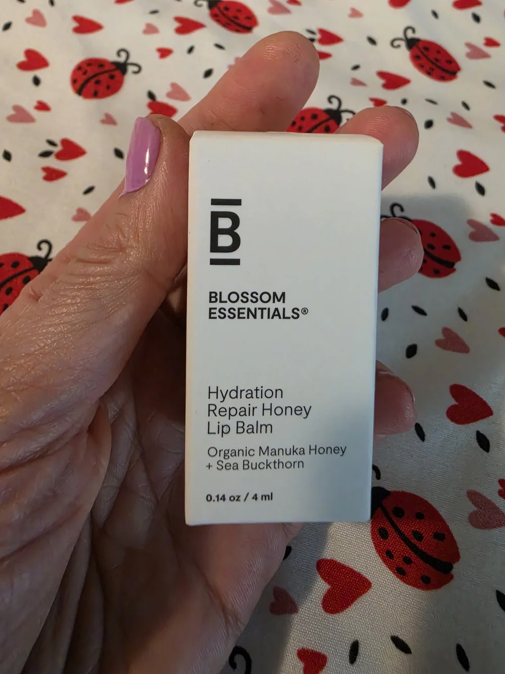 Blossom Essentials Hydration Repair Honey Lip Balm Organic Manuka, Sea Buckthorn